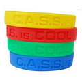 Debossed 1/2" x 8" Wristbands